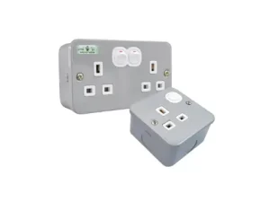 NIETZ 13A BS Type Metal Switch Socket