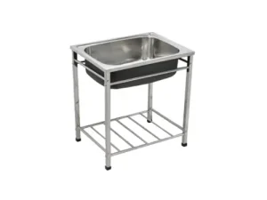 NIETZ Stainless Steel 1 Bowl Sink + Stand