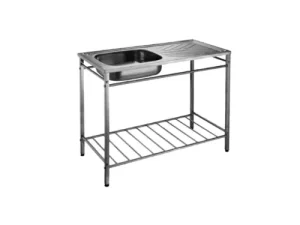 NIETZ Stainless Steel 1 Bowl Sink + Stand