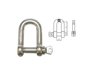 NIETZ SS304 European D Shackle