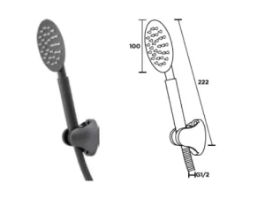 NIETZ Professional Hand SHower Round