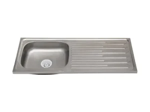 NIETZ Stainless Steel Sink with PVC Waste without Rubber