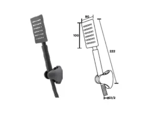 NIETZ Professional Hand Shower Square