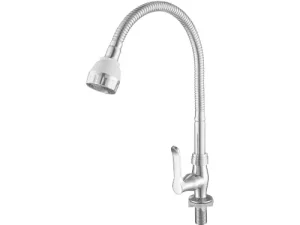 NIETZ Flexible Spout Heavy Duty Pillar Sink Tap