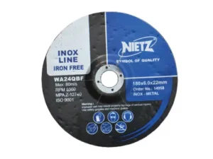 NIETZ Depressed Grinding Wheel (Inox/Iron Free)