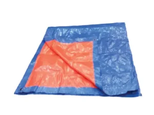 NIETZ Blue & Orange Tarpaulin Sheet (Both Side Lamination)