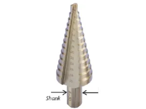 NIETZ Straight Flute Step Drill (M2 High Speed Steel)