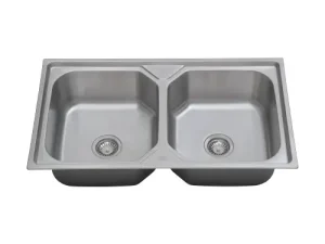NIETZ Stainless Steel 2 Bowl Sink