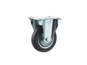NIETZ Rubber Rigid Castor Wheel