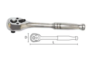 NIETZ 3/8” Drive Pro (Quick Release) Ratchet Handle