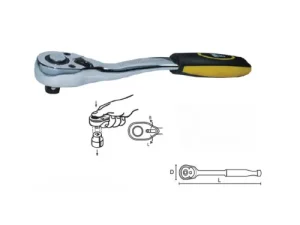 NIETZ 1/2” Drive Super Offset (Quick Release) Ratchet Handle