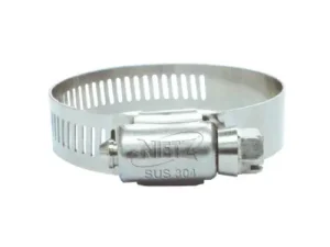 NIETZ Hose Clips 100% S304 S/ Steel (W4) 8mm Bandwidth