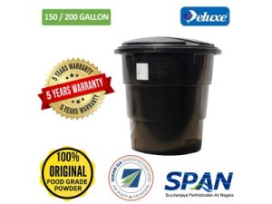150/200 Gallon Deluxe Polyethylene Round (Slim & Tall) type Water Tank